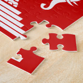 Erawan drei ging ElefantLao/Laos-Flagge voran Puzzle (Seite)