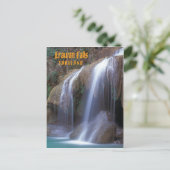 Erawan falss Thailand Postkarte (Stehend Vorderseite)