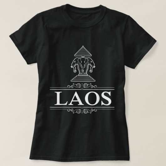 Erawan Laos Three Headed Elephant T-Shirt (Design vorne)