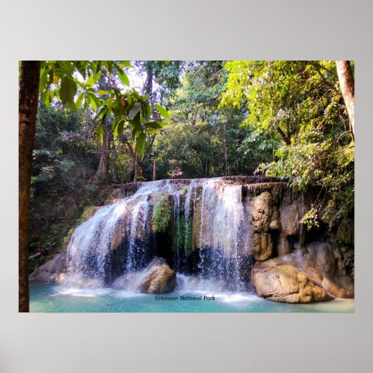 Erawan National Park, Thailand Poster (Vorne)