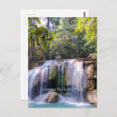 Erawan National Park, Thailand, Postkarte (Vorne/Hinten)