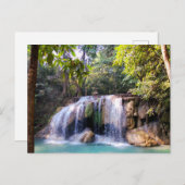 Erawan National Park, Thailand Postkarte (Vorne/Hinten)