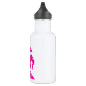 Erawan Pink Three Headed Elephant Lao / Laos Flag Trinkflasche (Rechts)