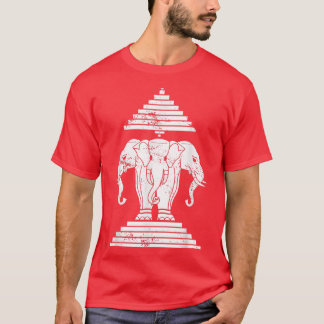 Erawan Sabaidi Greeting 3 Headed Elephant Kingdom T-Shirt
