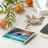 Erawan Wasserfall in der Provinz Kanjanaburi in Th Schlüsselanhänger (Seite)