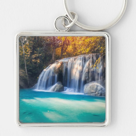 Erawan Wasserfall in der Provinz Kanjanaburi in Th Schlüsselanhänger (Vorne)