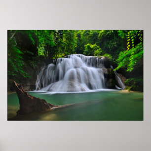 Erawan Wasserfall   Kanchanaburi, Thailand Poster