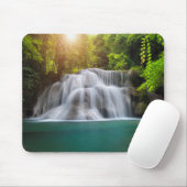 Erawan Wasserfall | Kanjanaburi Thailand Mousepad (Mit Mouse)
