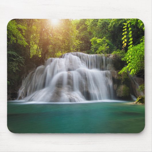 Erawan Wasserfall | Kanjanaburi Thailand Mousepad (Vorne)