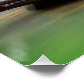 Erawan Wasserfall mit Hirsch Entspannen Poster (Ecke)