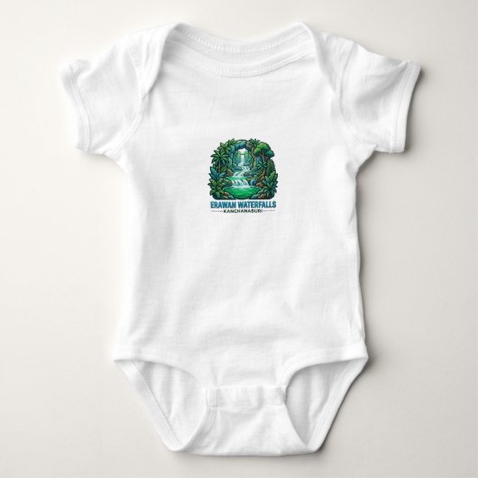 ERAWAN-WASSERFÄLLE BABY STRAMPLER (Vorderseite)