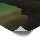 Erawan Waterfall | Kanchanaburi, Thailand Poster (Ecke)