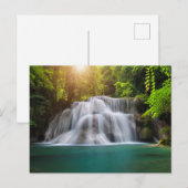 Erawan Waterfall | Kanjanaburi Thailand Postkarte (Vorne/Hinten)