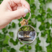 Erawan Waterfall with Deer Relaxing     Schlüsselanhänger (Hand)