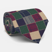 Erb-Tartan-Patchwork  Krawatte (Gerollt)