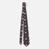Erb-Tartan-Patchwork  Krawatte (Rückseite)