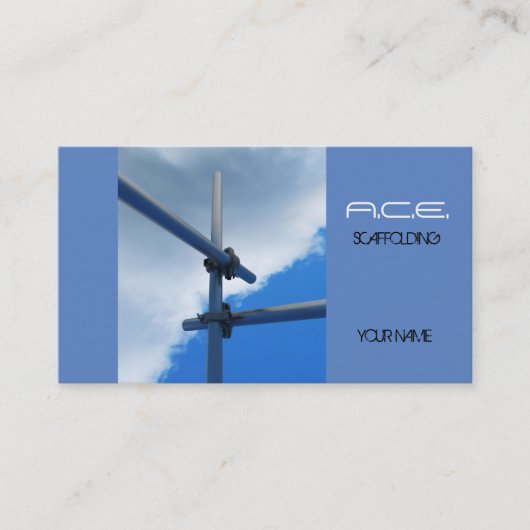 Erbauer/Baugewerbe-Karte Visitenkarte (Vorderseite)