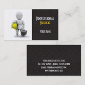 Erbauer/Baugewerbe-Karte Visitenkarte (Vorne/Hinten)