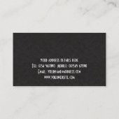 Erbauer/Baugewerbe-Karte Visitenkarte (Rückseite)