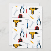 Erbauer Einladung zum Geburtstag, Handyman (Rückseite)