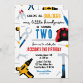 Erbauer Einladung zum Geburtstag, Handyman (Vorne/Hinten)