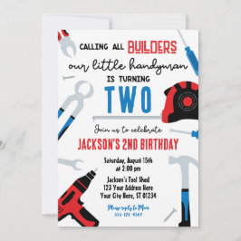 Erbauer Einladung zum Geburtstag, Handyman