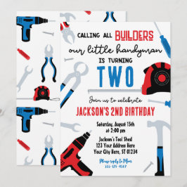 Erbauer Einladung zum Geburtstag, Handyman