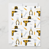 Erbauer Einladung zum Geburtstag, Handyman (Rückseite)