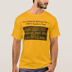 Erbauer-Platte Pennsylvania-Eisenbahn-GG-1 #4800 T-Shirt