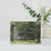 Erbaut in der Stadt - Gewohnter Adresswechsel Ankündigungspostkarte (Stehend Vorderseite)