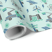 Erbaut, um Ihre Geschichte zu erzählen Geschenkpapier (Rolleneckpunkt)