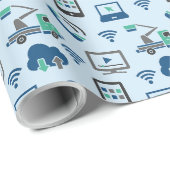 Erbaut, um Ihre Geschichte zu erzählen Geschenkpapier (Rolleneckpunkt)