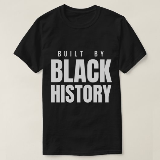 Erbaut von Black History NBA Classic T - Shirt (Design vorne)