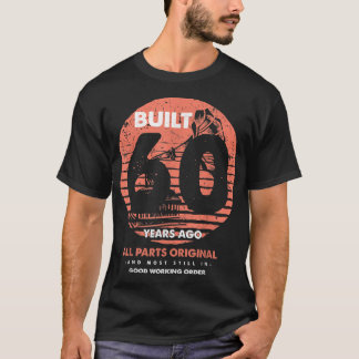 Erbaut vor 60 Jahren Vintages Zitat Musik Liebhabe T-Shirt