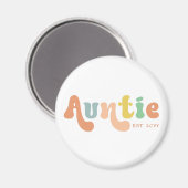 Erbaute Tante | Geschenke für Tante Magnet (Vorderseite/Rückseite)