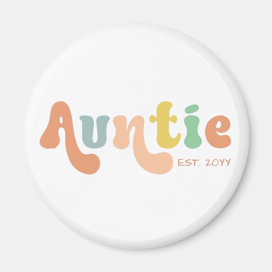 Erbaute Tante | Geschenke für Tante Magnet (Vorne)