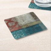 Erbe abstraktes I Rechteckiger Pappuntersetzer (angewinkelt)