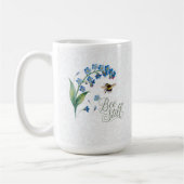 Erbe |  Bee Still – Botanische Blumendarstellung Kaffeetasse (Links)