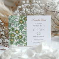 Erbe Botanische Save the Date Morris Einladung