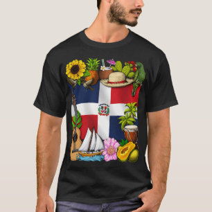 Erbe der Dominikanischen Republik T-Shirt