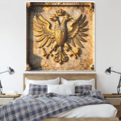 Erbe des vergoldeten Thrones Leinwanddruck (Insitu (Schlafzimmer))