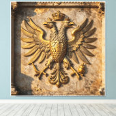 Erbe des vergoldeten Thrones Leinwanddruck (Insitu (Holzboden))