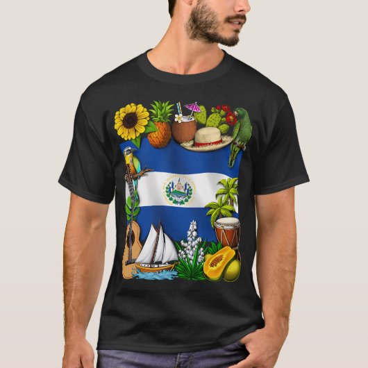 Erbe El Salvadors T-Shirt (Vorderseite)
