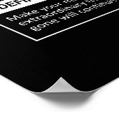 Erbe - Erfolgsfaktor - Motivierend Poster (Ecke)