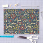Erbe-Feuerlicht-Feier-Muster Seidenpapier (Handwerk)