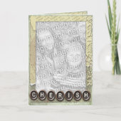 Erbe Foto Gruß Karte (Vorderseite)