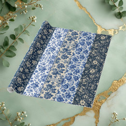 Erbe Französisch Toile Land Chic Vintage Collage Geschenkpapier