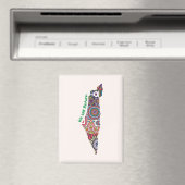 Erbe innerhalb der Karte Palästinas Magnet (In Situ (Geschirrspüler))