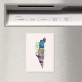 Erbe innerhalb der Karte Palästinas Magnet (In Situ (Geschirrspüler))