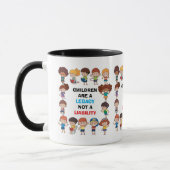 "Erbe keine Belastung" Tasse (Links)